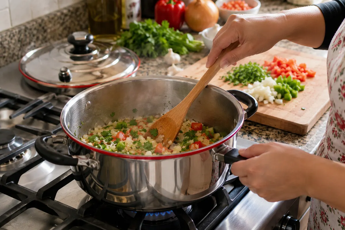 Cómo cocinar sin aceite (o con muy poco) en ollas de acero